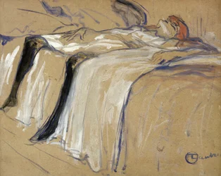 Femme couchée sur le dos - Lassitude, étude pour « Elles », 1896